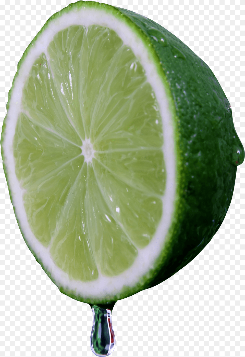 Half Green Juicy Lemon Image Water Droplet, Citrus Fruit, Food, Fruit, Lime Free Png Download