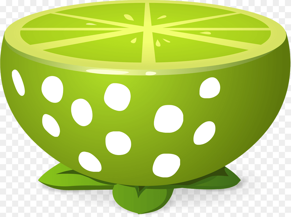 Half Green Lemon Clipart, Citrus Fruit, Food, Fruit, Lime Free Transparent Png