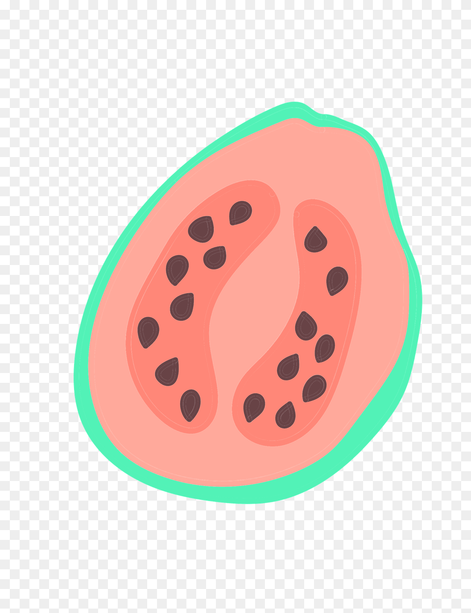Half Guava Clipart, Food, Fruit, Plant, Produce Free Transparent Png