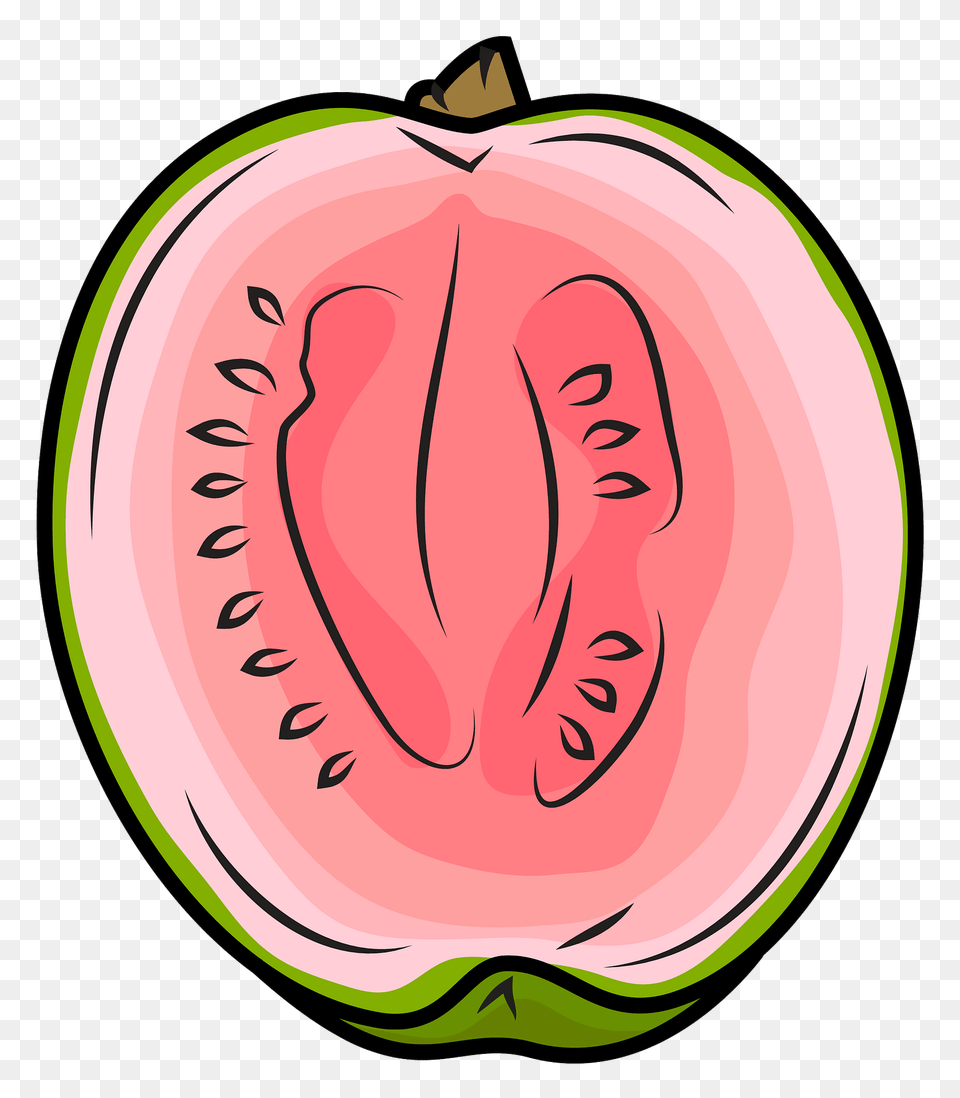 Half Guava Clipart, Food, Fruit, Plant, Produce Free Png