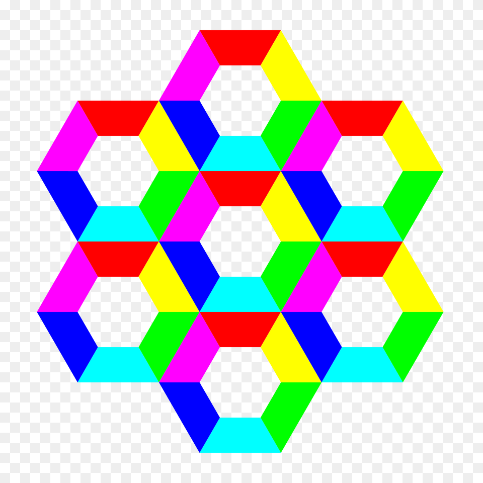 Half Hexagon Fun Clipart, Pattern, Art, Graphics Png