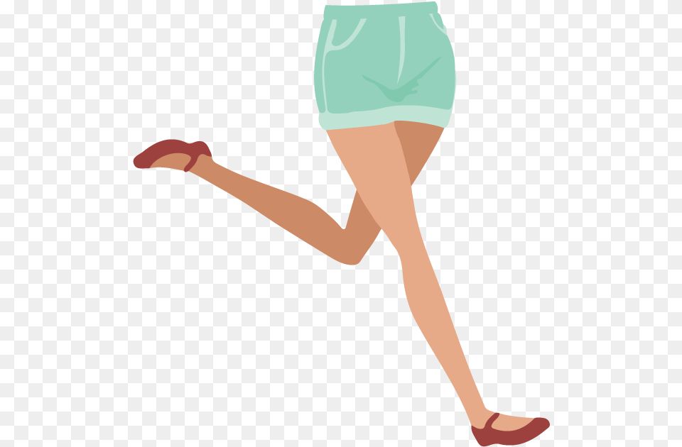 Half Leg Running, Clothing, Shorts, Adult, Female Free Png Download
