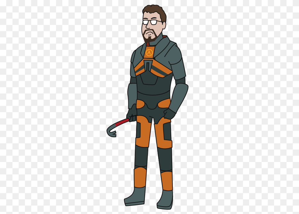 Half Life, Adult, Male, Man, Person Png