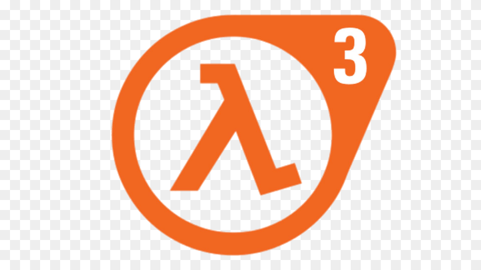 Half Life 3 Orange Logo, Symbol, Text Free Transparent Png