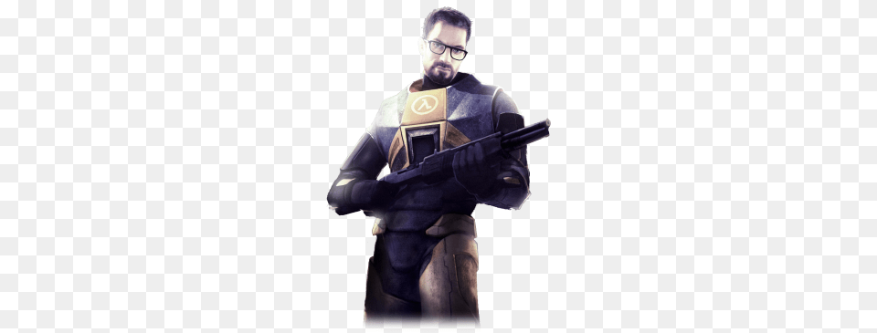 Half Life, Adult, Male, Man, Person Png