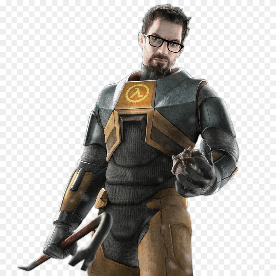 Half Life, Adult, Male, Man, Person Png