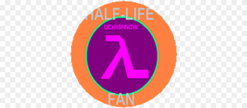 Half Life Fan Roblox Roblox, Logo, Purple, Disk Png Image