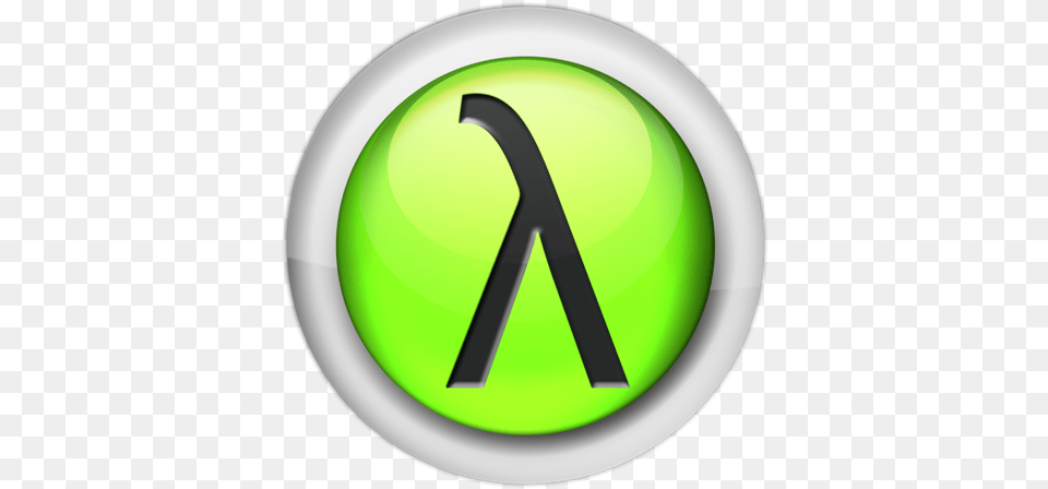 Half Life Logo Image Hd Icon Green Life Logo, Symbol, Disk, Text, Ball Png
