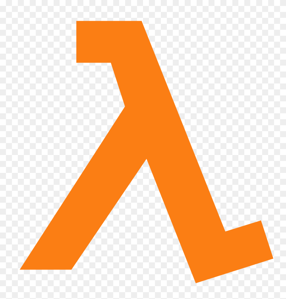 Half Life Orange Lambda Logo, Symbol, Text Free Png