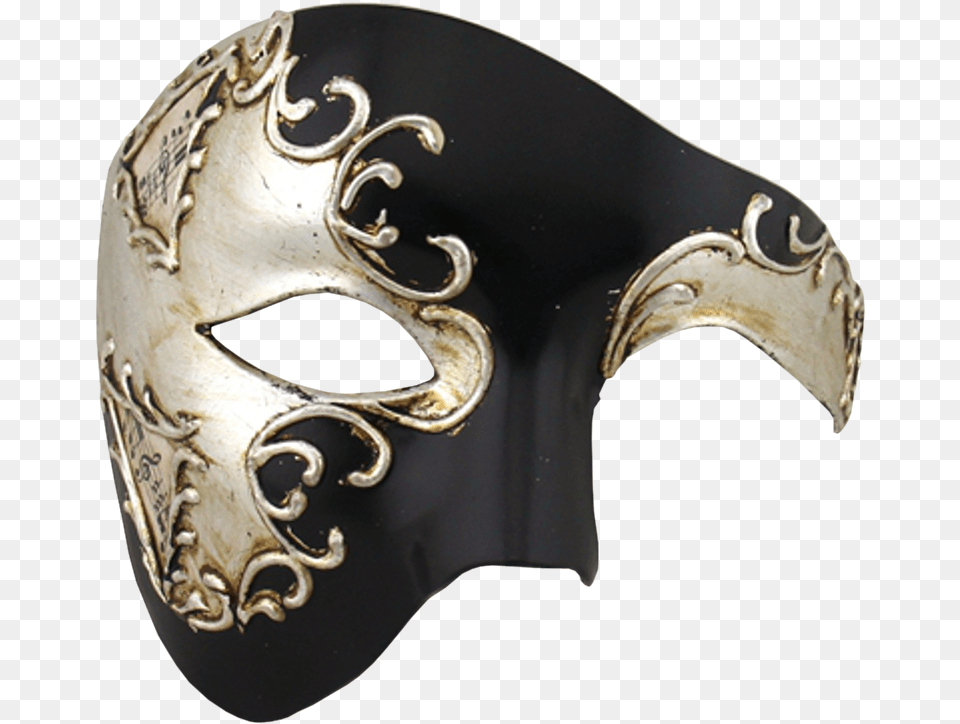 Half Mask Half Face Masquerade Mask Free Transparent Png