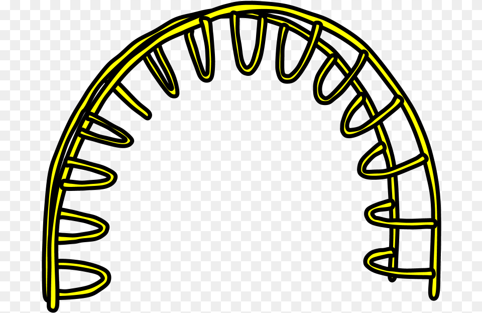 Half Moon Climber Yellow Circle, Arch, Architecture Png Image