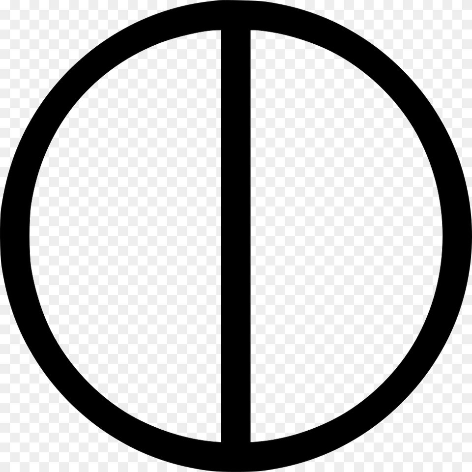 Half Moon Comments Peace Symbols, Symbol, Sign Free Png Download
