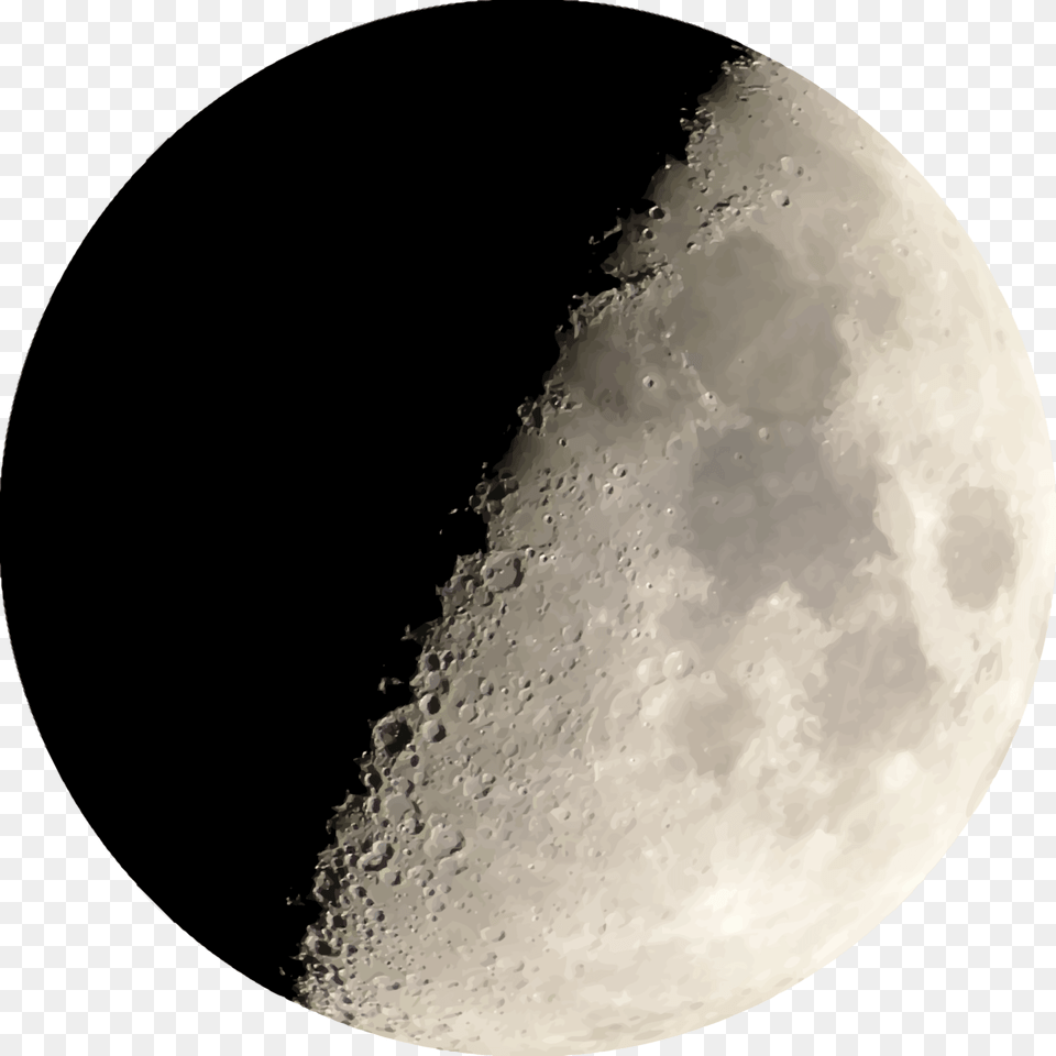 Half Moon Half Moon Moon Clipart, Astronomy, Nature, Night, Outdoors Free Png