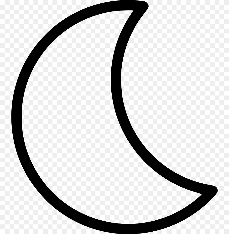 Half Moon Icon Free Download, Astronomy, Nature, Night, Outdoors Png Image