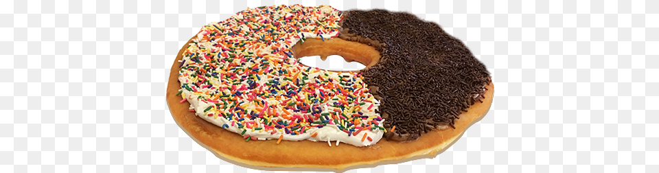 Half N Half Donut Cake Half And Half Donuts, Birthday Cake, Cream, Dessert, Food Free Png