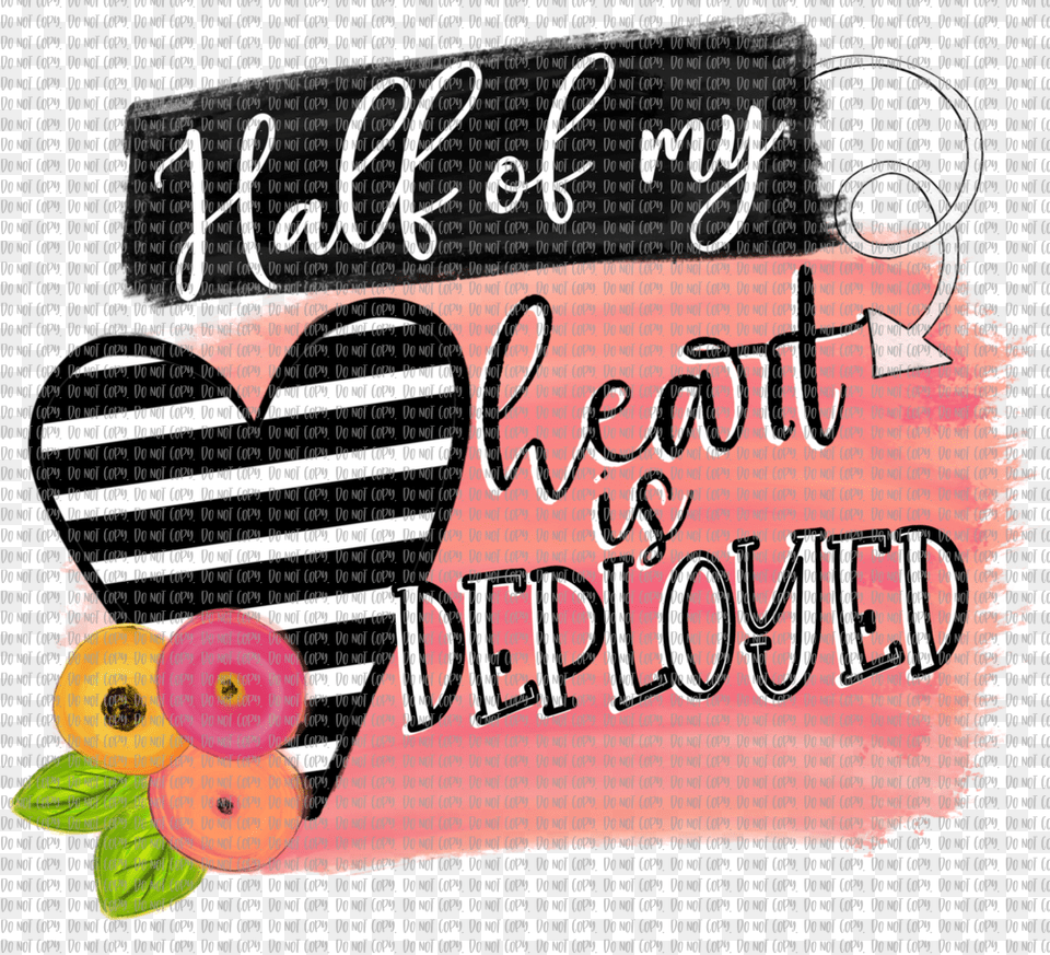 Half Of My Heart Is Deployed Heart, Envelope, Greeting Card, Mail Png Image