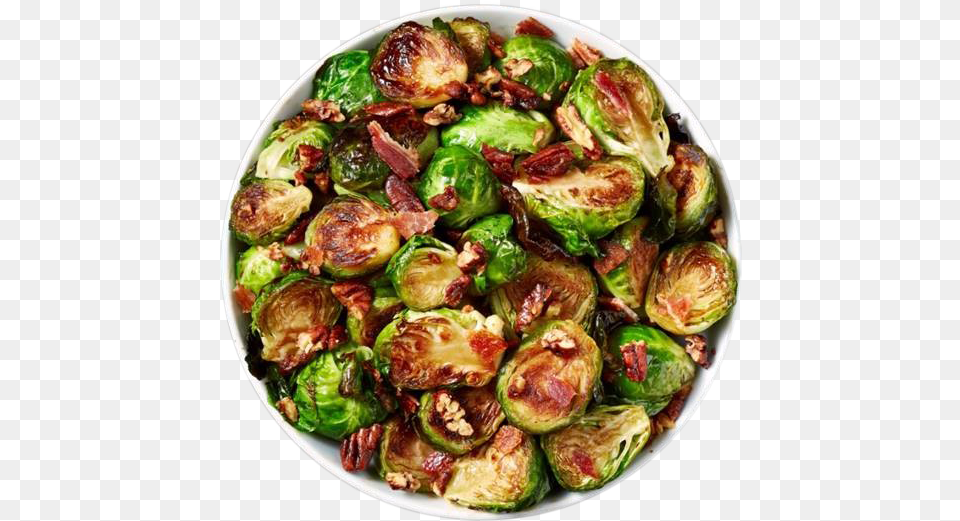 Half Of Plate With Fruits And Vegetables, Food, Produce, Brussel Sprouts, Plant Free Transparent Png