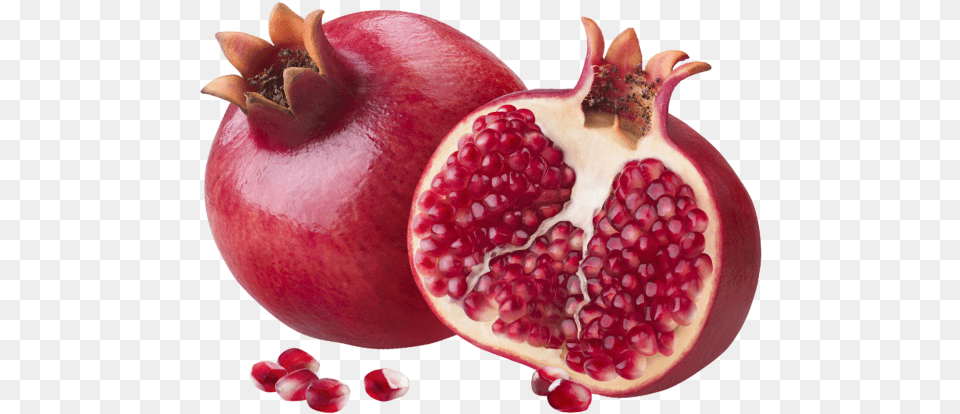 Half Pomegranate, Food, Fruit, Plant, Produce Free Png