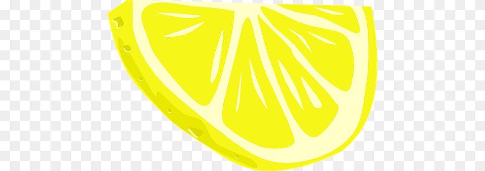 Half Slice Of Lemon Citrus Fruit, Plant, Produce, Fruit Free Transparent Png