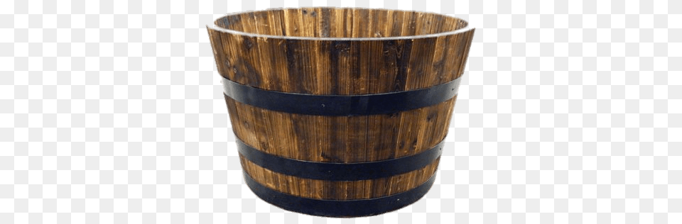 Half Whiskey Barrel, Hot Tub, Tub, Keg Png