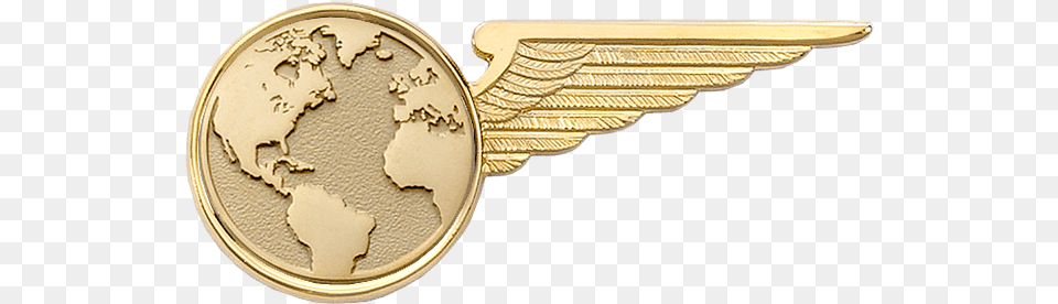 Half Wing With Generic Emblem Gen Wng5430 3500 Half Wing Logo Gold, Accessories, Jewelry, Locket, Pendant Free Transparent Png