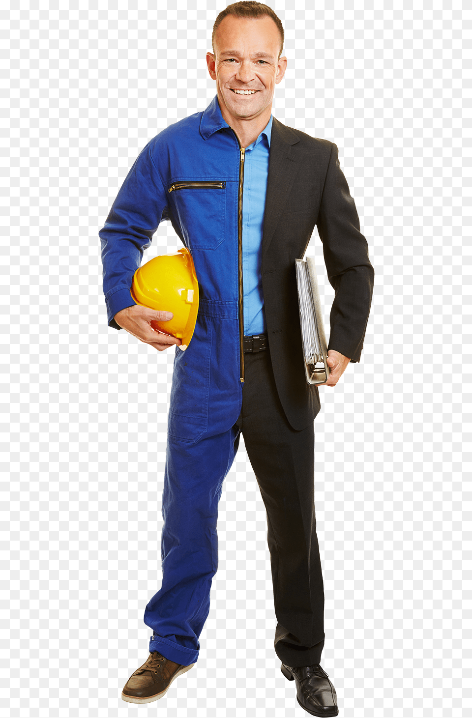 Half Worker Half, Helmet, Clothing, Hardhat, Person Png