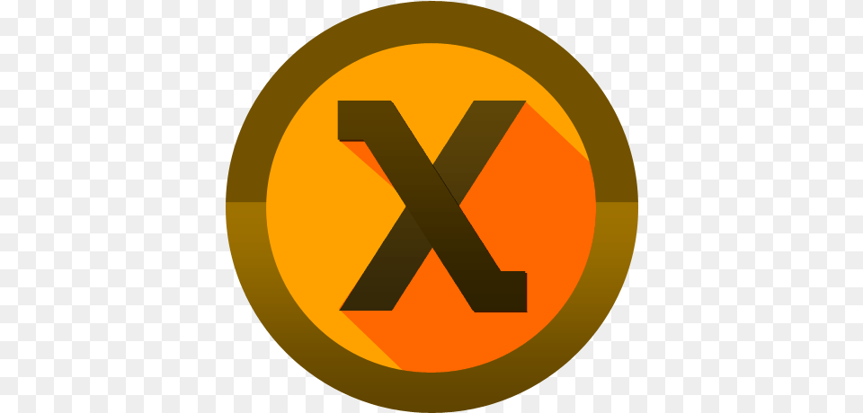 Half Xash3d Logo, Sign, Symbol, Disk Png Image