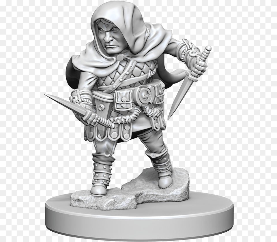 Halfling Rogue Nolzur39s Marvelous Miniatures Halfling, Baby, Person, Face, Figurine Png