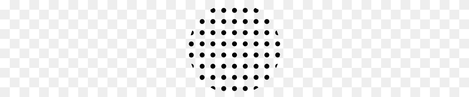 Halftone Circle Dots Icons Noun Project, Gray Free Png