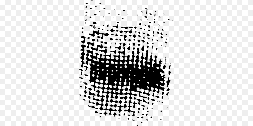 Halftone Illustration, Gray Png Image