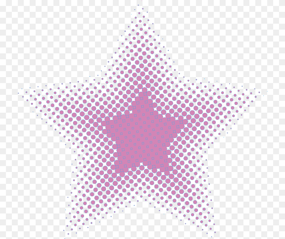 Halftone Pattern, Star Symbol, Symbol Png
