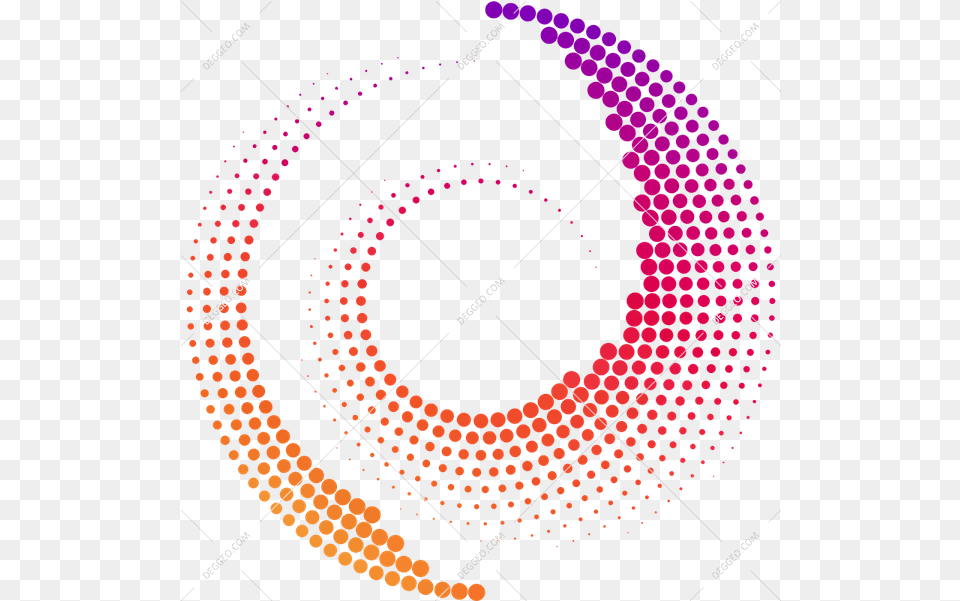 Halftone Pattern Halftone Circle Vector, Accessories, Art, Spiral Free Transparent Png