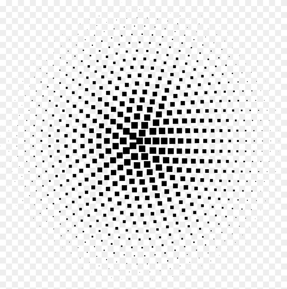 Halftone Vector Background, Gray Png Image