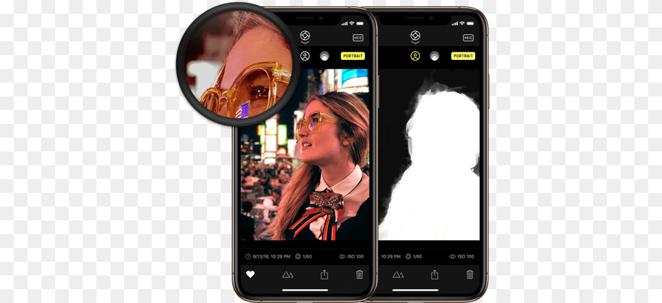 Halide Camera For Ios 12 Gains Siri Shortcuts And Iphone Iphone Xs Max Camera, Phone, Electronics, Mobile Phone, Woman Png Image