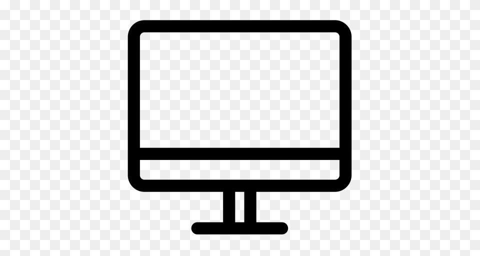 Hall Computer Monitor Icon With And Vector Format For Gray Free Png