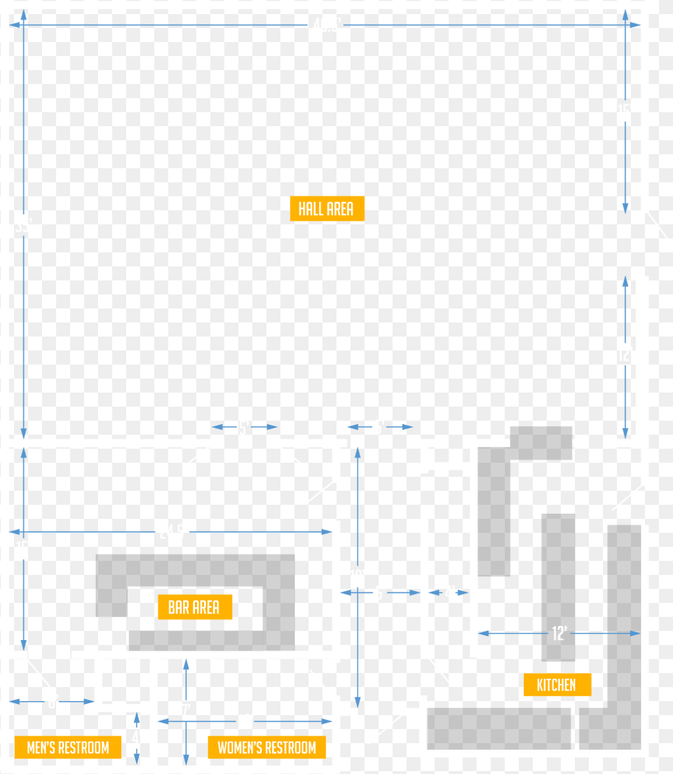 Hall Floor Plan Diagram Free Transparent Png