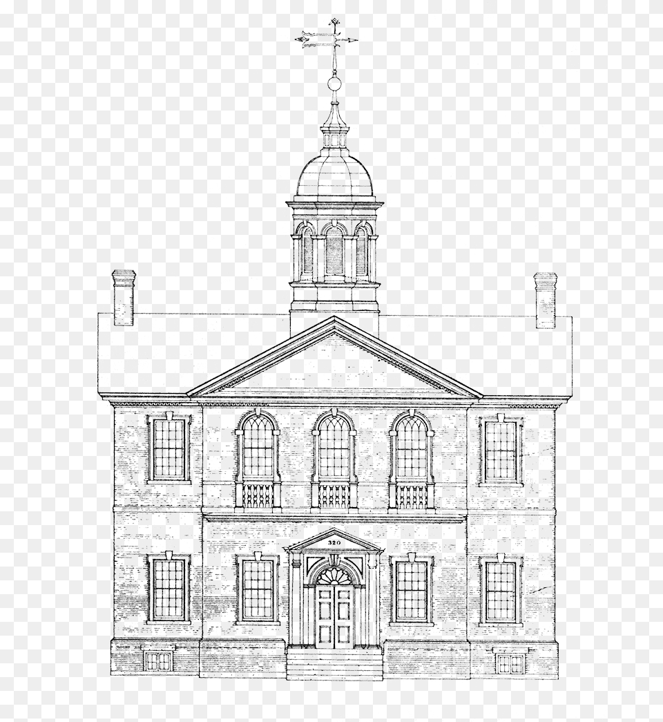 Hall Hi Continental Congress Carpenters Hall Drawing, Architecture, Art, Building, Cathedral Free Transparent Png