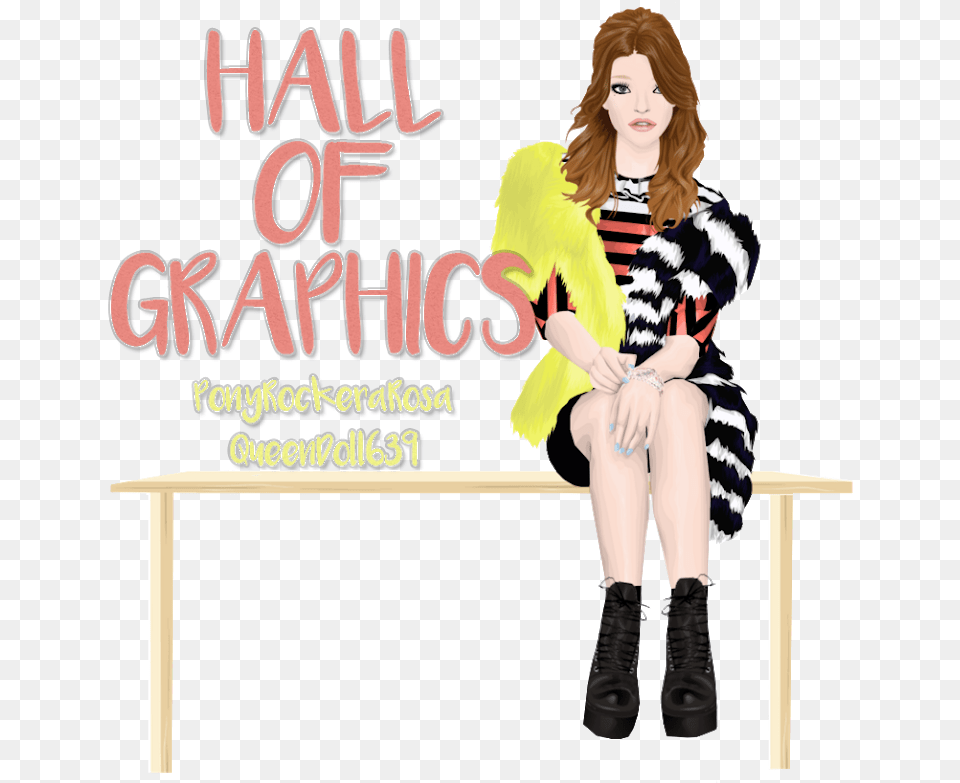Hall Of Graphics Girl, Book, Publication, Adult, Person Png Image