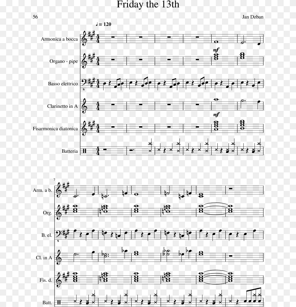 Hall Of The Mountain King Alto Sax Sheet Music, Gray Png