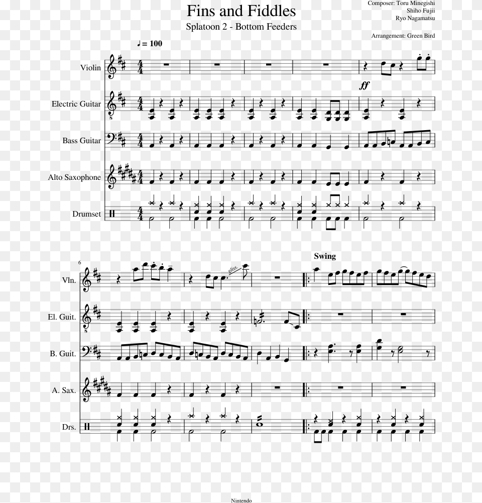 Hall Of The Mountain King Alto Sax Sheet Music, Gray Free Png