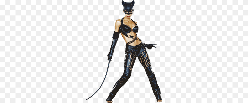 Halle Berry Catwoman Topless Robot, Person, Clothing, Costume, Adult Free Png Download