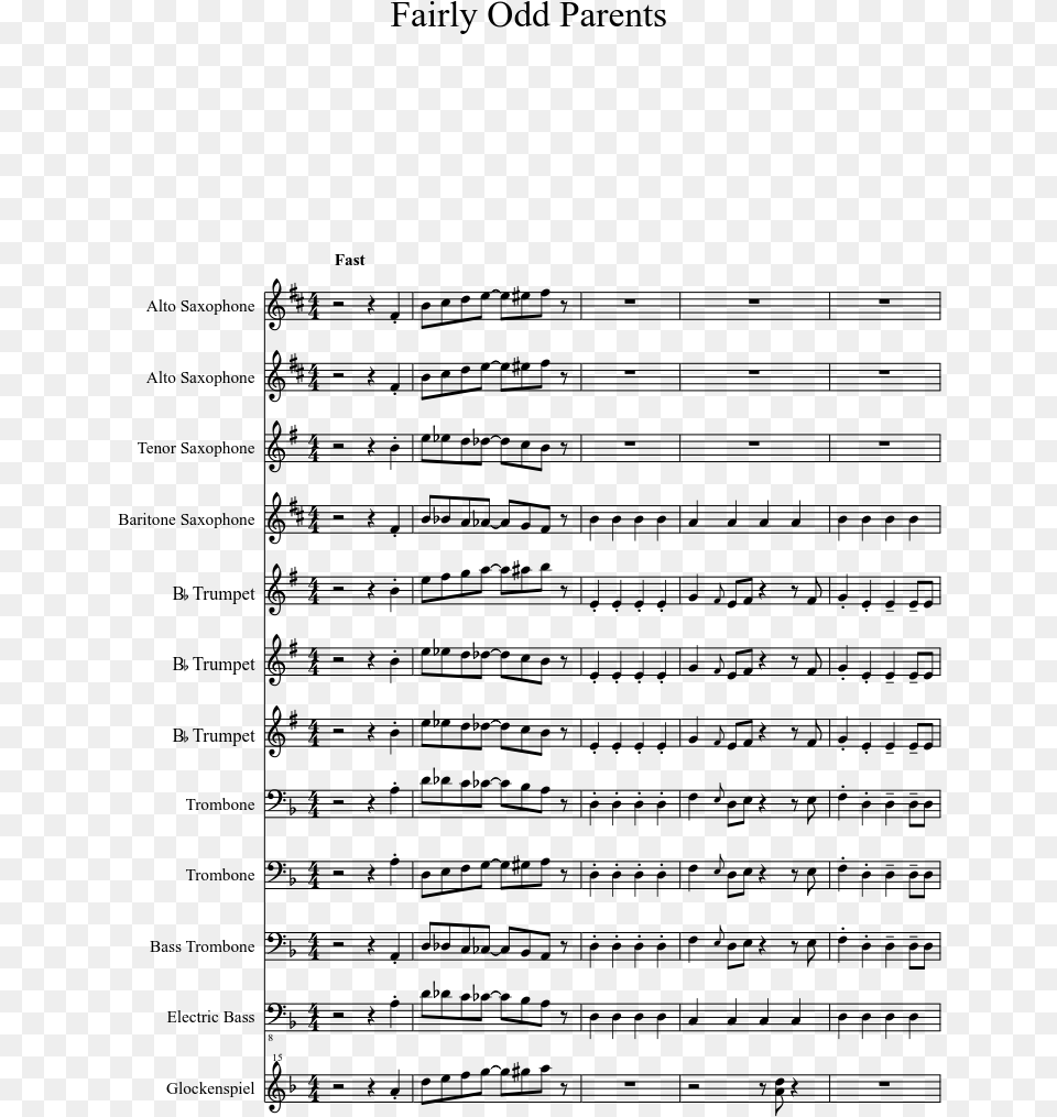 Hallelujah Brass Quintet Sheet Music, Gray Png