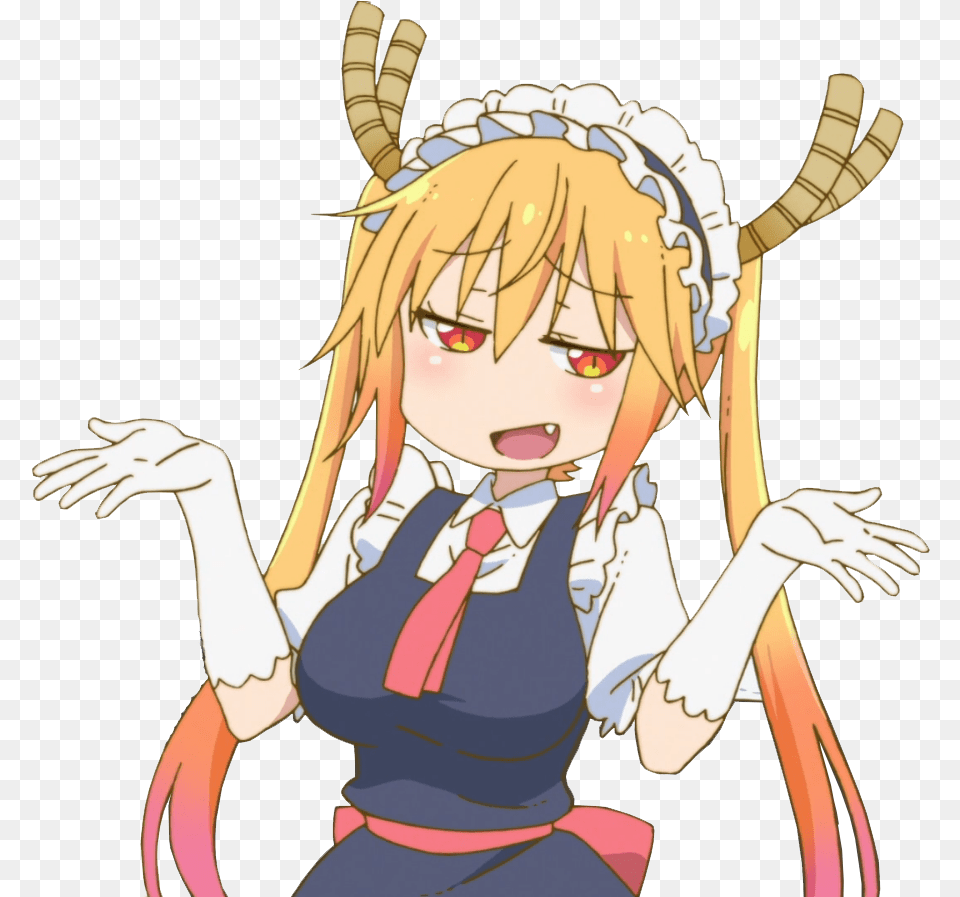 Hallelujah New Flairs Are On The Horizon Hype And Tohru Dragon Maid Smug, Book, Comics, Publication, Baby Free Png Download