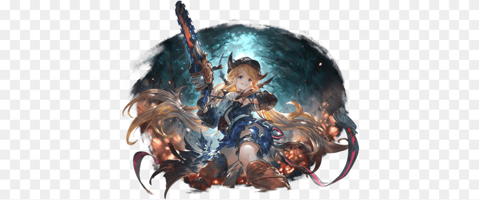 Hallessena Granblue Hallessena, Baby, Person, Anime, Book Free Transparent Png