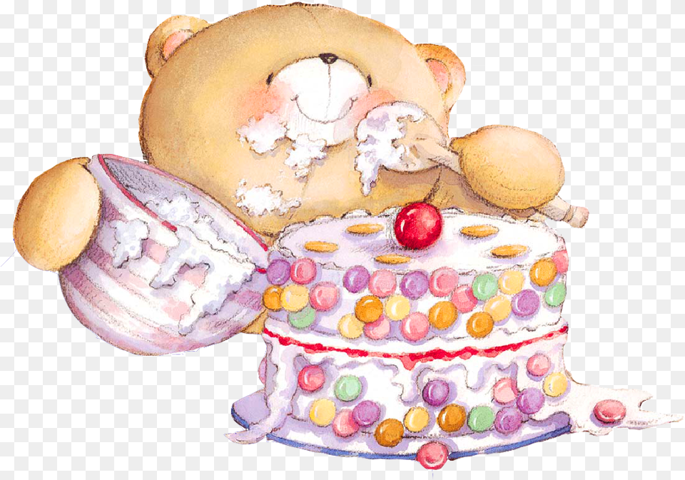 Hallmark Cards Friends Forever Care Bears Greeting Forever Friends Happy Birthday, Food, Sweets Png Image