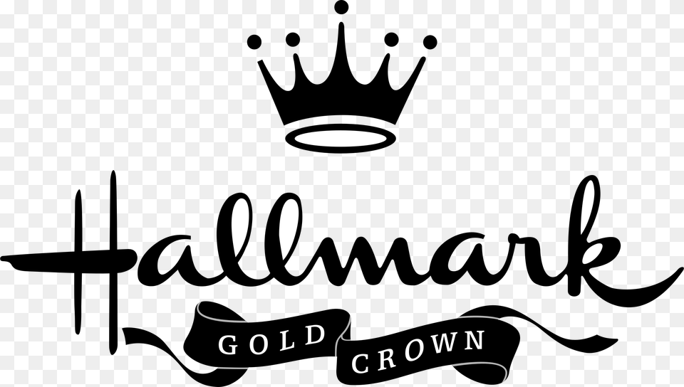 Hallmark Gold Crown Logo Vector, Lighting, Astronomy, Moon, Nature Png