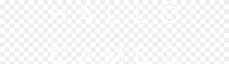 Hallocameo Text White 01, Alphabet Free Png Download