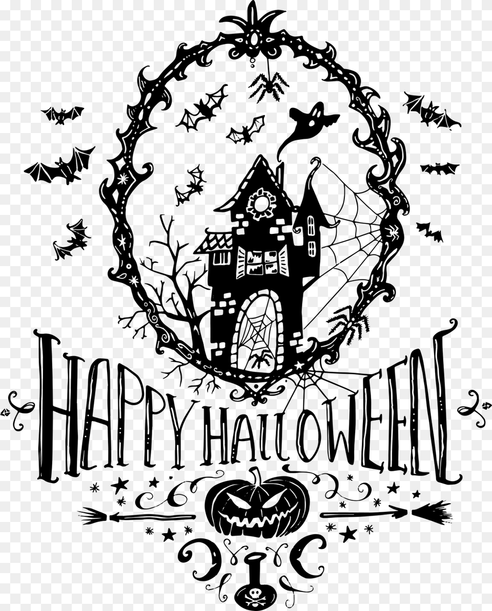 Halloween, Gray Free Png Download