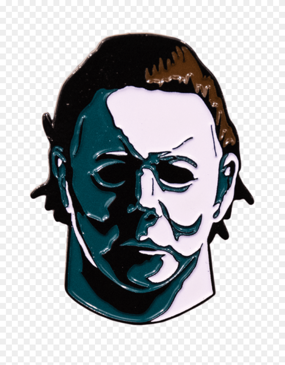 Halloween 1978 Michael Myers Enamel Pin, Adult, Male, Man, Person Png Image