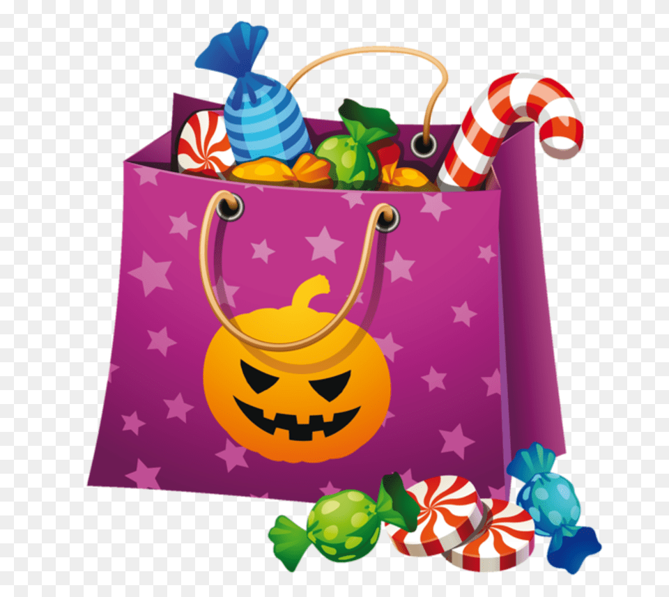 Halloween, Bag, Shopping Bag, Food, Sweets Png Image